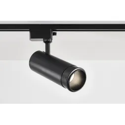 Трековый однофазный светильник Crystal Lux CLT 0.31 021 BK 3CCT ZOOM