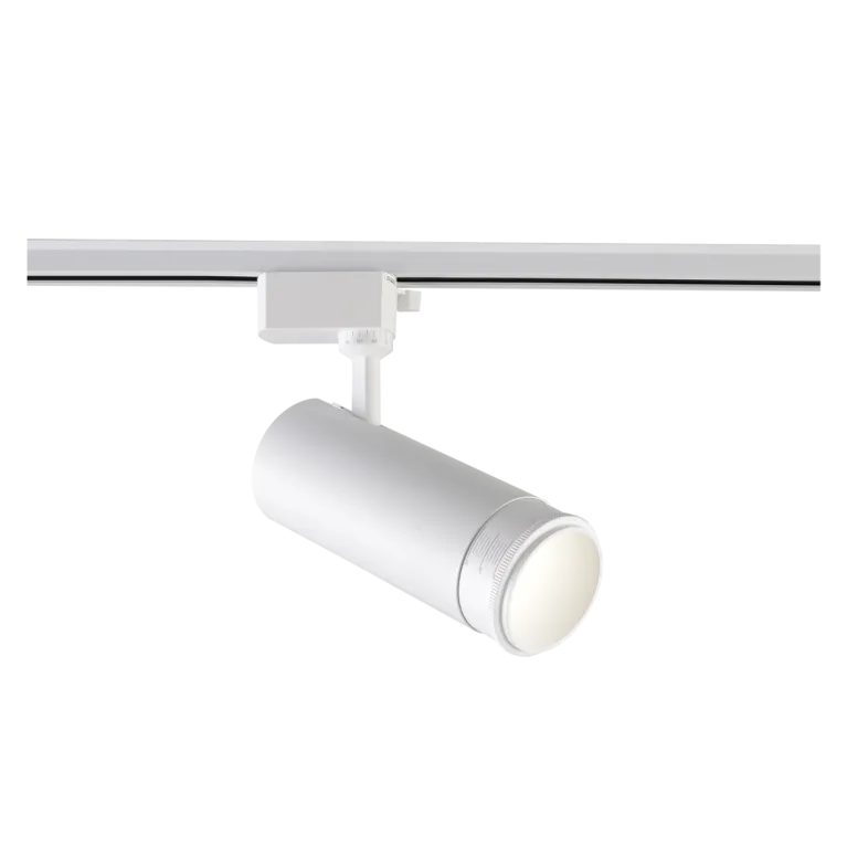 Трековый однофазный светильник Crystal Lux CLT 0.31 021 WH 3CCT ZOOM