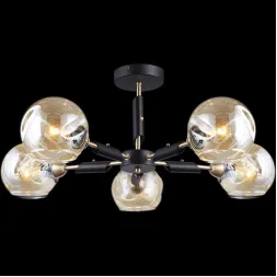 Потолочная люстра Illumico IL9474-5CSQ-79 BK AB