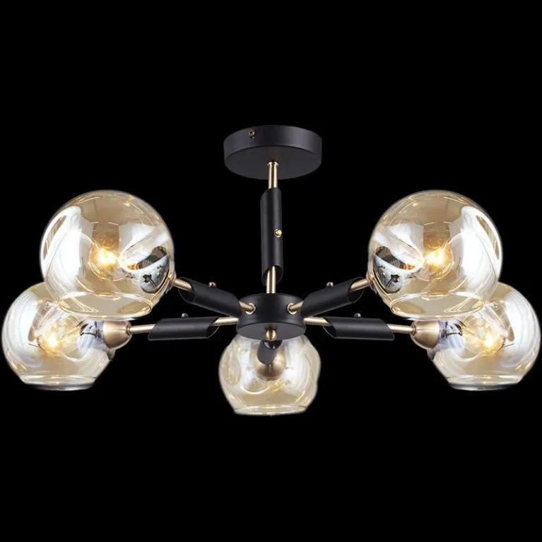 Потолочная люстра Illumico IL9474-5CSQ-79 BK AB