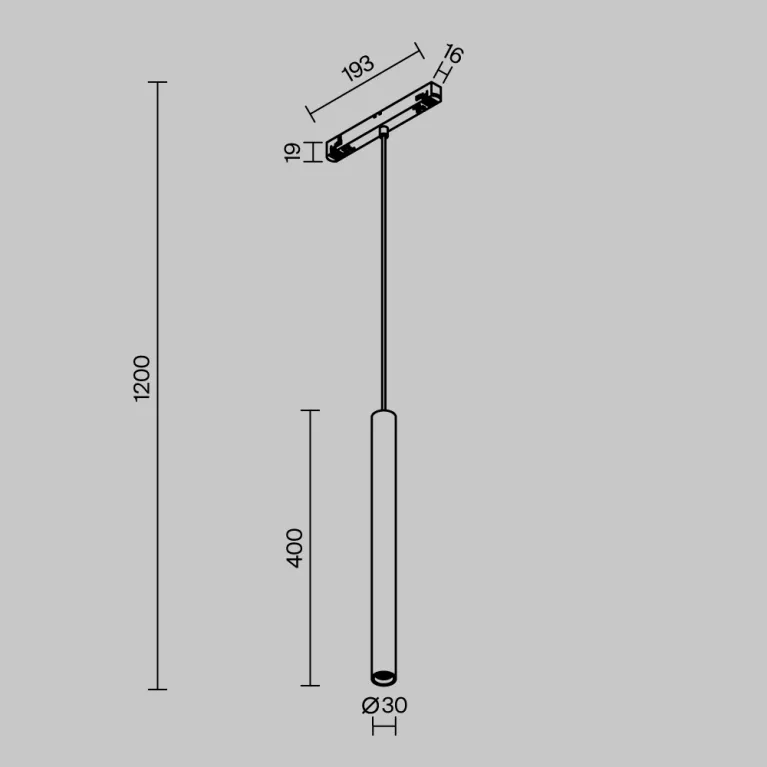 Трековый магнитный светильник Maytoni FOCUS LED TR226-4-5WTW-M-DD2-B