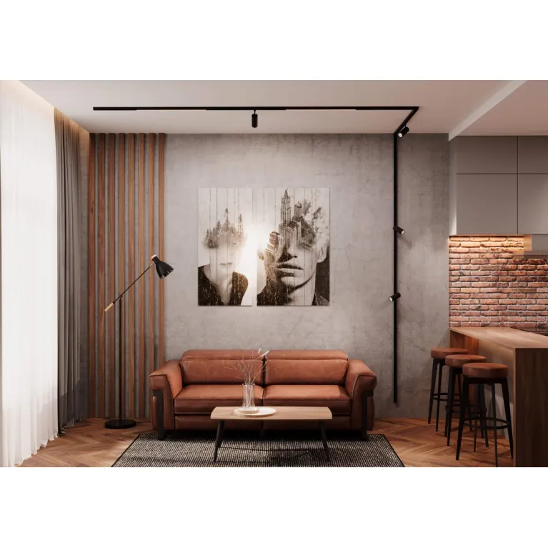 Шинопровод магнитный накладной Crystal Lux CLT 0.114 01 L2000 BL