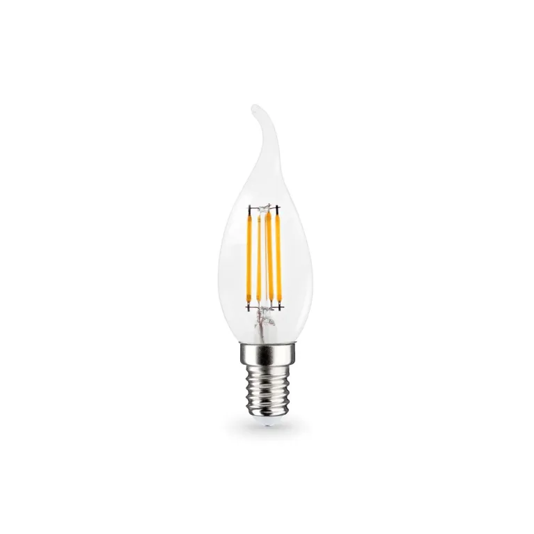 Филаментная светодиодная лампа Ambrella Light Bulbing E14 15W 4000K свеча на ветру 351524