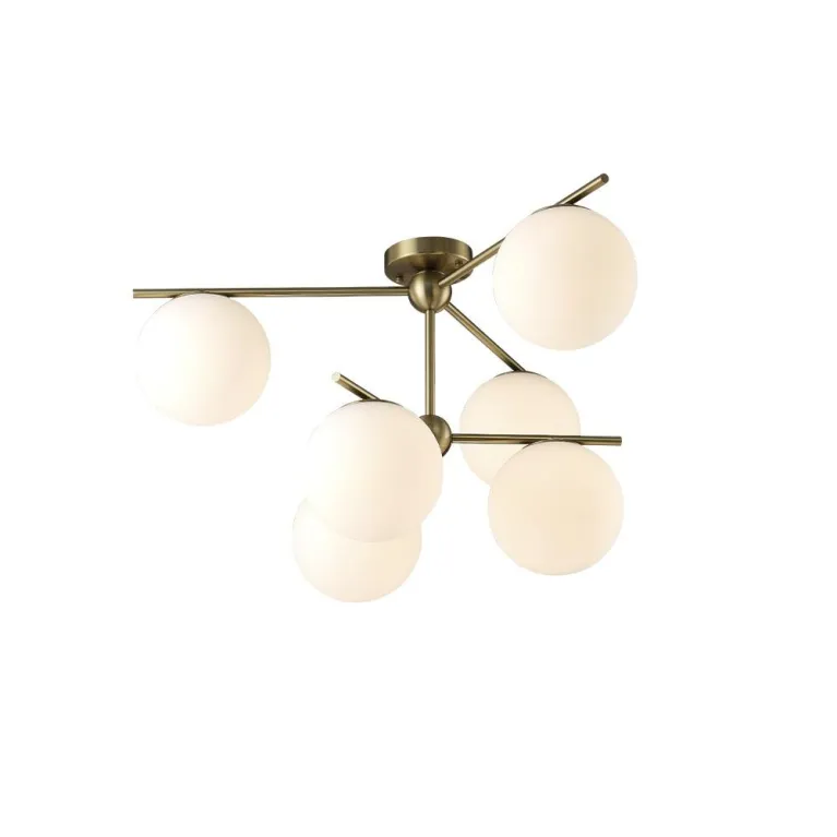 Подвесная люстра Crystal Lux FELIZ SP-PL6 BRONZE/WHITE