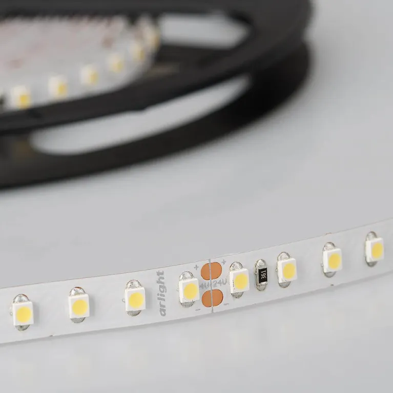 Светодиодная лента Arlight RT 2-5000 24V Warm2400 2x (3528, 600 LED, LUX) 018090(B)