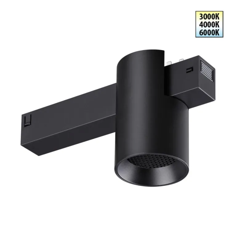 Трековый светодиодный светильник с переключателем цветовой темперетуры Novotech Port Vector 359954