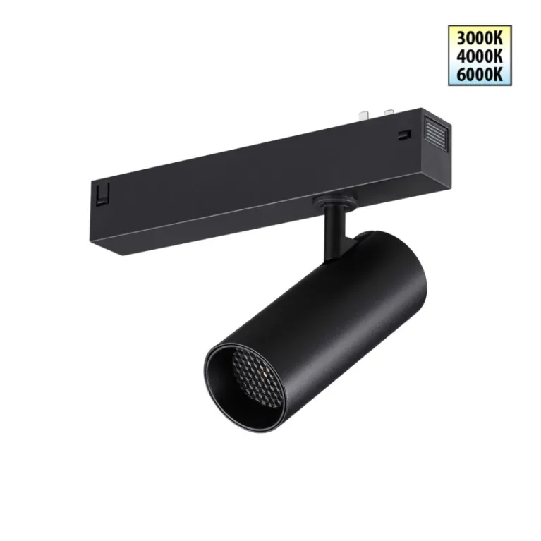 Трековый светодиодный светильник с переключателем цветовой темперетуры Novotech Port Vector 359956