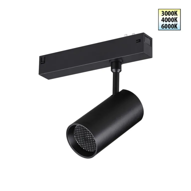 Трековый светодиодный светильник с переключателем цветовой темперетуры Novotech Port Vector 359958