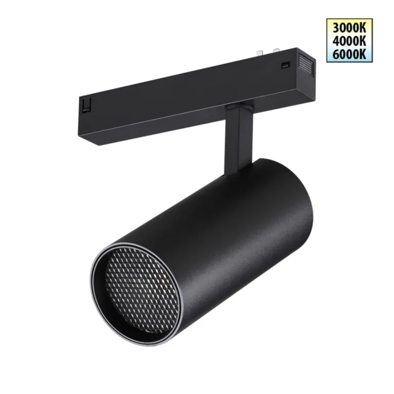 Трековый светодиодный светильник с переключателем цветовой темперетуры Novotech Port Vector 359960