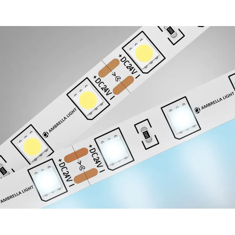 Светодиодная лента Ambrella Light Illumination 24В 5050 14,4Вт/м 6500K 5м IP20 GS4003