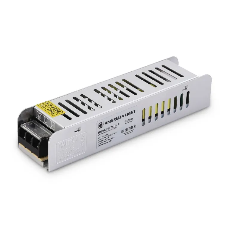 Блок питания с EMC для светодиодной Ambrella Light Illumination ленты 60Вт DC12В 5A IP20 GS8651