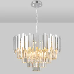 Подвесная люстра Natali Kovaltseva VERTIGO 81440/8C SILVER