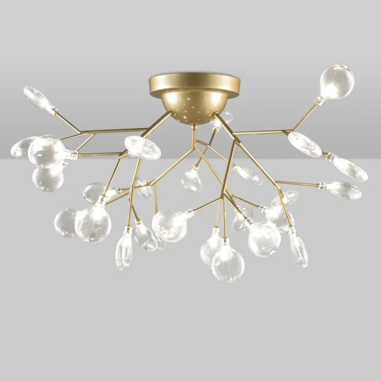 Потолочная люстра Natali Kovaltseva GRACE75126/27C GOLD SATIN