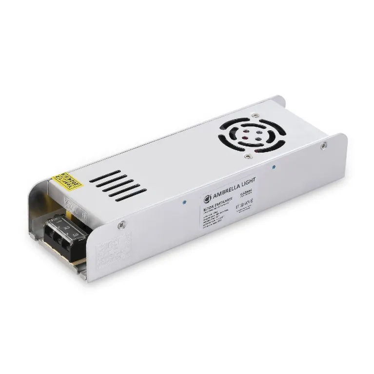 Блок питания с EMC для светодиодной ленты Ambrella Light Illumination 360Вт DC24В 15A IP20 GS8686
