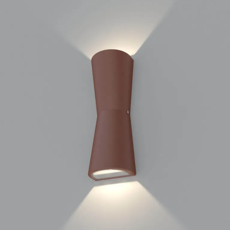 Уличный настенный светодиодный светильник Arlight LGD-Wall-Tub-J2R-12W Warm White 024384
