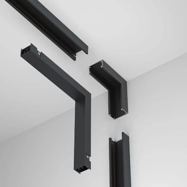 Коннектор питания угловой внутренний Maytoni Basity TRA172ICPC-1B