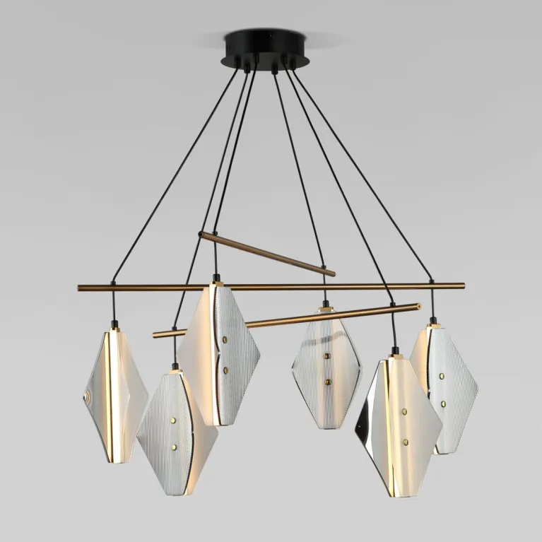 Подвесной светильник Eurosvet Glare 301054 LED латунь a071576