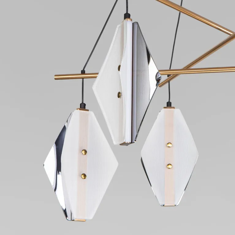 Подвесной светильник Eurosvet Glare 301054 LED латунь a071576