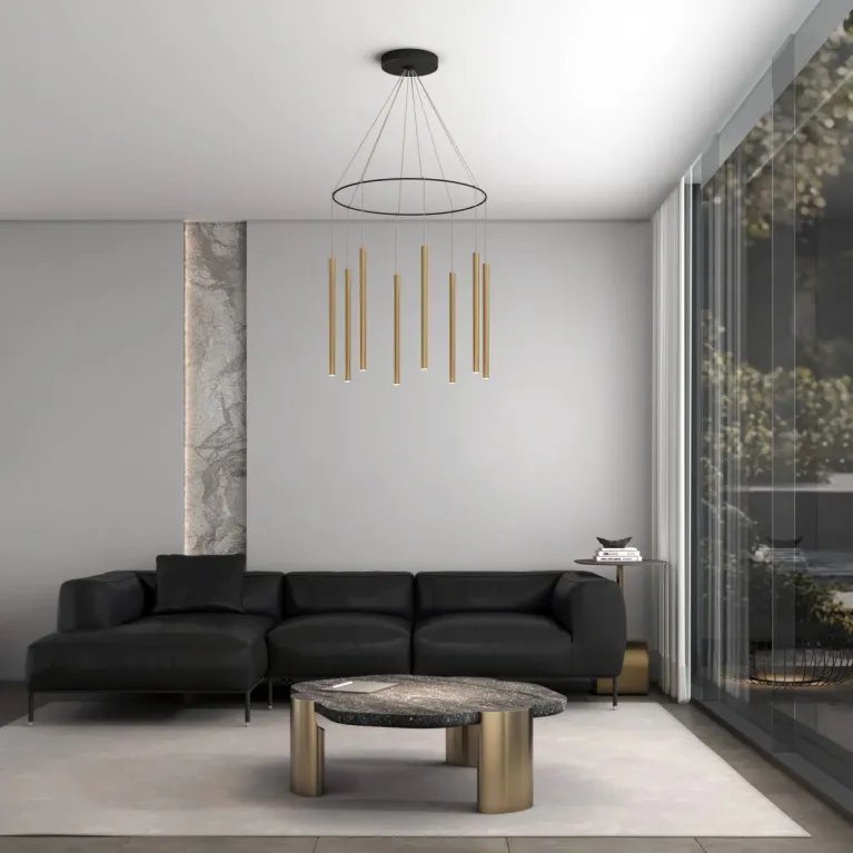 Подвесной светильник Eurosvet Pianto 301101 LED латунь a071444