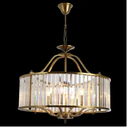Подвесная люстра Natali Kovaltseva PLAZA 81408/6C BRASS