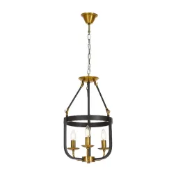 Подвесная люстра Lumina Deco Berling LDP 8024-3 BK+MD