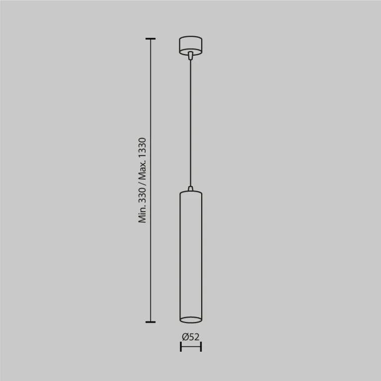 Подвесной светильник Maytoni Focus Led P072PL-L12W4K-BS