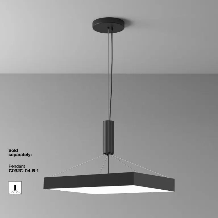 Потолочный светильник Maytoni Zon C032CL-90W4K-SQ-B
