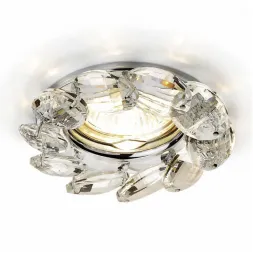 Встраиваемый светильник Ambrella light Crystal K306 CL/CH