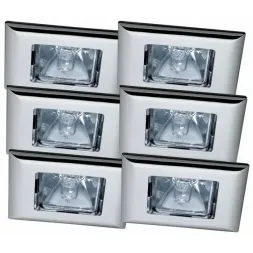 Уличный светильник (в комплекте 6 шт.) Paulmann Premium Quadro 99506