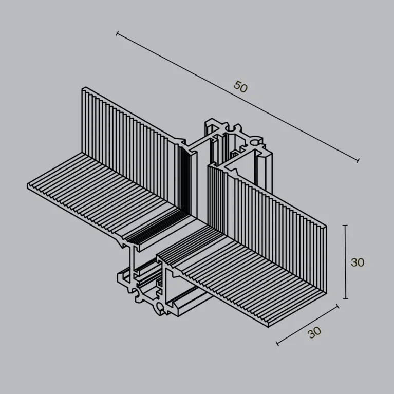 Коннектор угловой внутренний Maytoni Levity TRA184ICL-13B