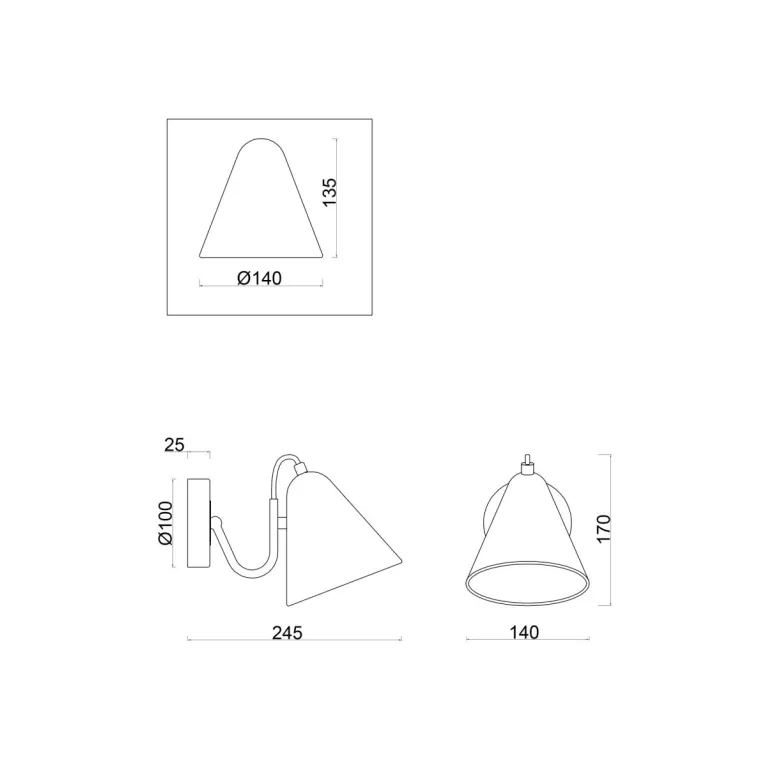 Бра Freya Falke Market FR8001WL-01WG
