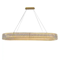 Подвесной светодиодный светильник Newport 8445/140 oval gold М0065056