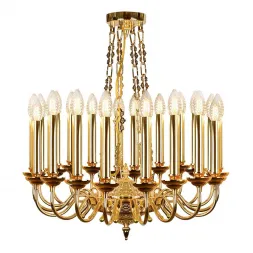 Подвесная люстра iLamp Louvre MD8551-20 GD