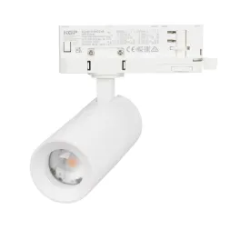 Трековый трехфазный светильник Arlight LGD-ARTEMIS-TRACK-4TR-R55-12W Warm3000 (WH, 8-80 deg, 230V, D