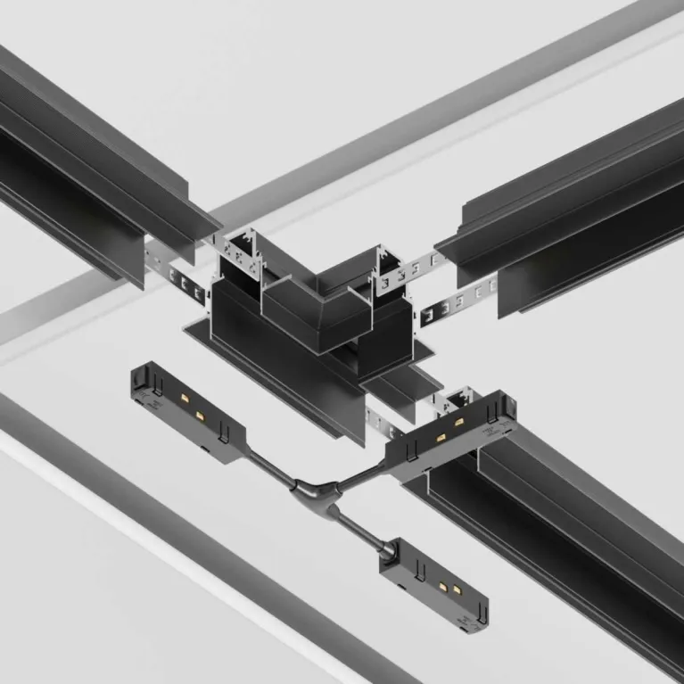 Коннектор питания T-образный Maytoni Technical Gravity TRA004CWT-22B