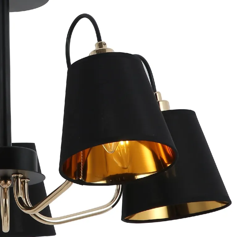 Люстра на штанге Illumico IL6120-5COU-79 BK GD