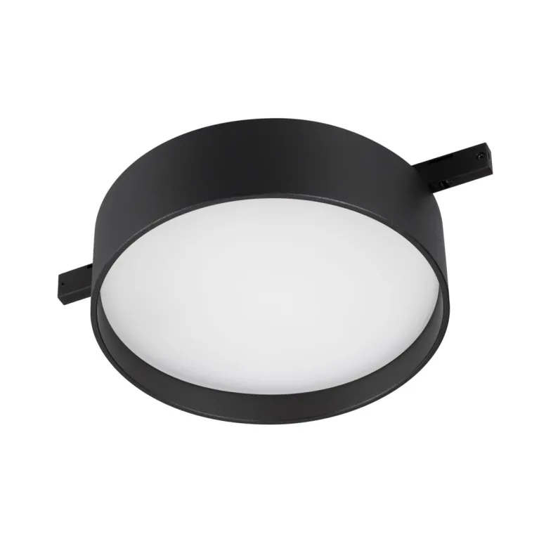 Трековый магнитный светильник Arlight MAG-MICROCOSM-RONDO-R113-12W Warm2700 (BK, 100 deg, 24V) 05547