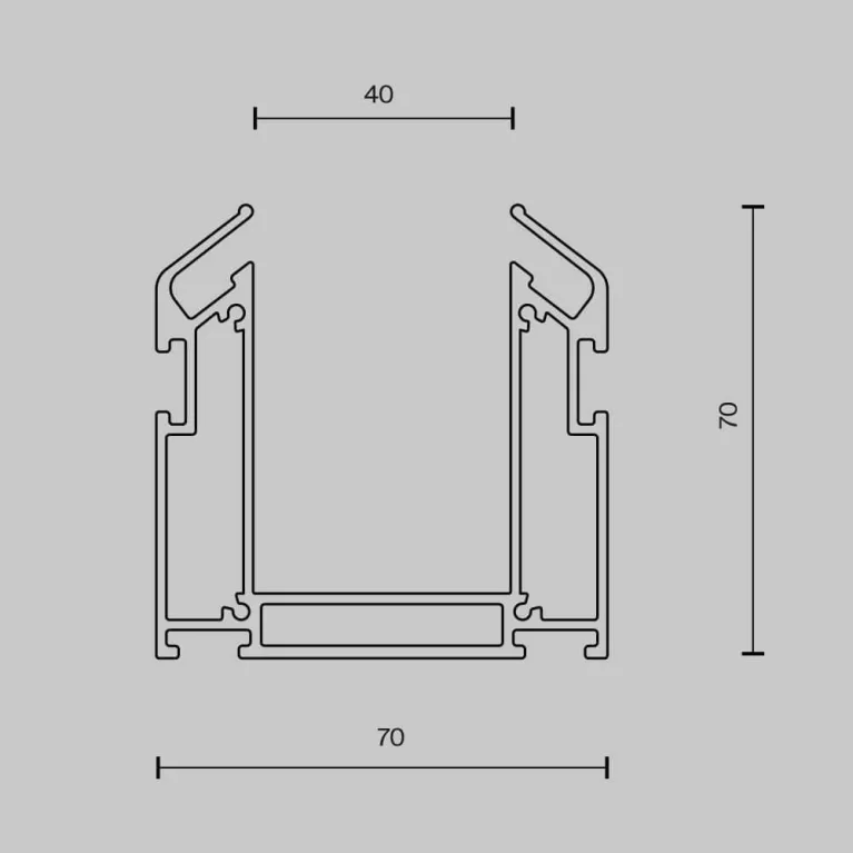 Профиль Maytoni Technical TRA010MP-212S