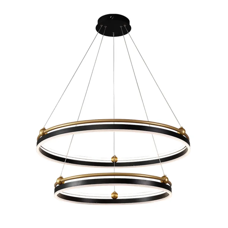 Подвесная люстра Crystal Lux FERNANDO SP123W LED BLACK/GOLD