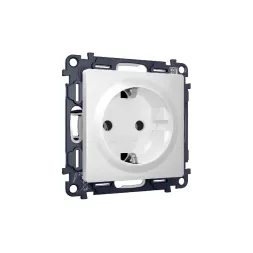 Комплект механизма розетки с/з на винтовых зажимах Ambrella Volt Alfa MA126010