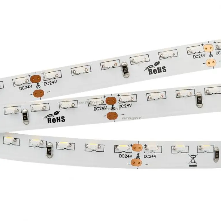 Светодиодная лента Arlight RS 2-5000 24V Day4000 2x (3014, 120 LED/m, LUX) 024459