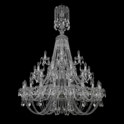 Подвесная люстра Bohemia Ivele 1406/20+10+5/400/XL-157/3d/Ni