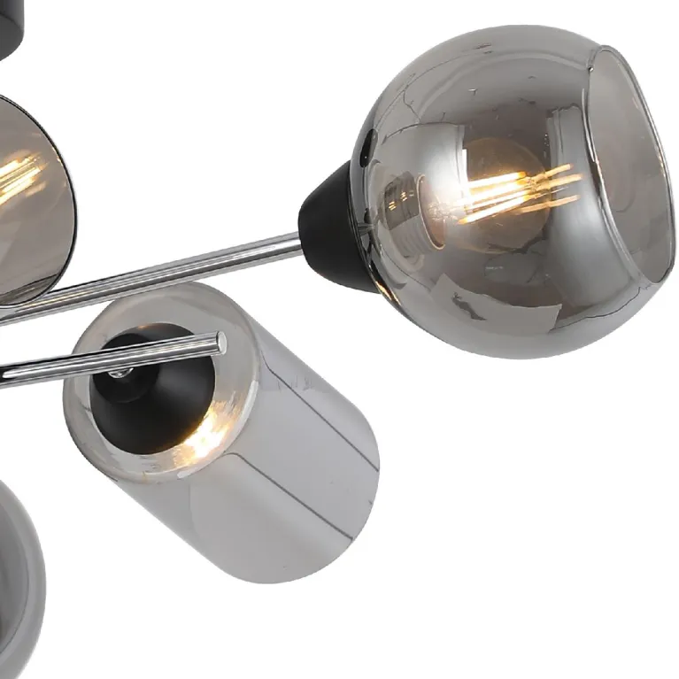 Люстра на штанге Illumico IL8243-6COU-79 BK CR