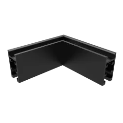 Соединитель для магнитного накладного шинопровода угловой Crystal Lux CLT 0.216 04 BL