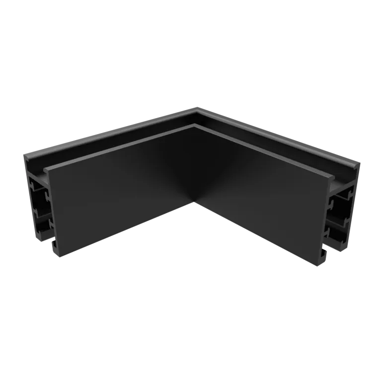 Соединитель для магнитного накладного шинопровода угловой Crystal Lux CLT 0.216 04 BL