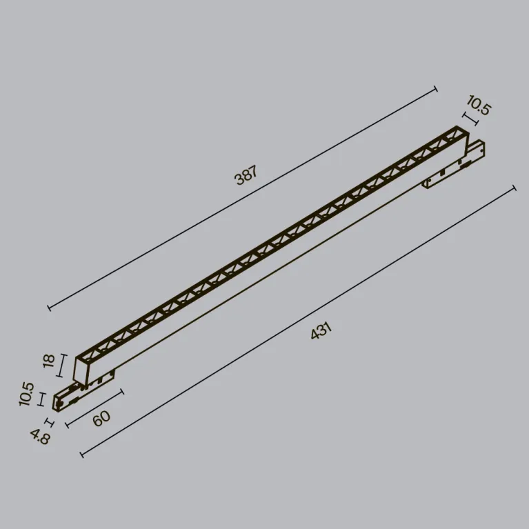 Трековый магнитный светильник Maytoni Points TR193-1-20W3K-M-B