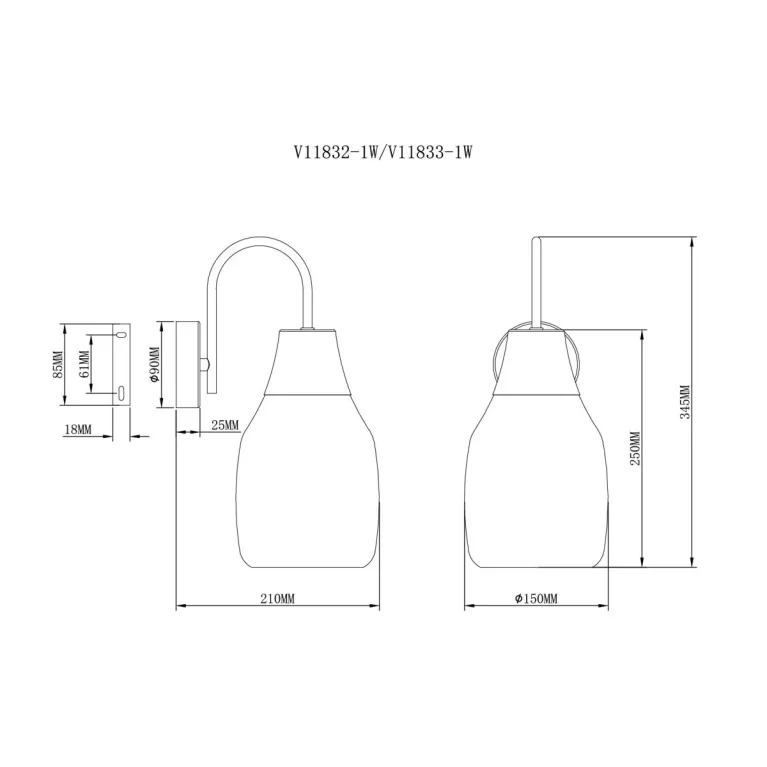 Бра Moderli Adalina V11833-1W