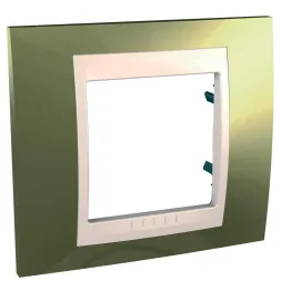 Рамка 1-постовая Schneider Electric Unica Хамелеон MGU66.002.504