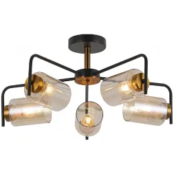 Люстра на штанге Illumico IL8248-5COU-79 BK GD