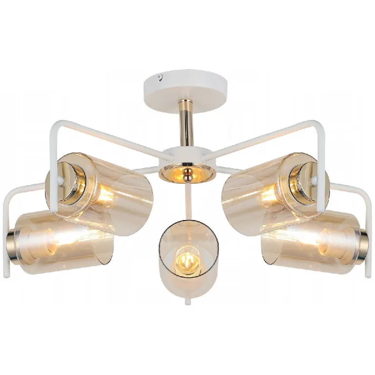 Люстра на штанге Illumico IL8248-5COU-79 WH GD